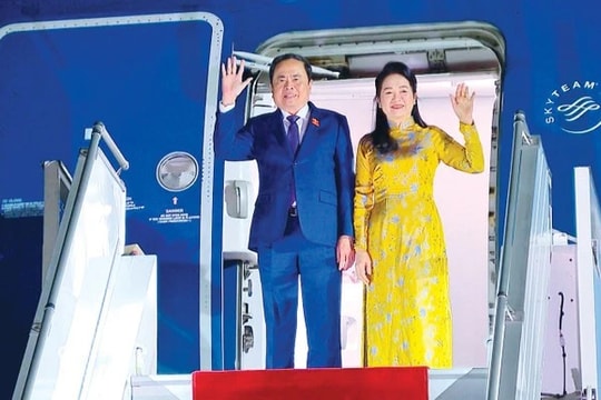 Chủ tịch Quốc hội Trần Thanh Mẫn và Phu nhân đến Thủ đô Yerevan, bắt đầu chuyến thăm chính thức Armenia