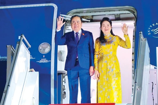 Chủ tịch Quốc hội Trần Thanh Mẫn và Phu nhân đến Thủ đô Yerevan, bắt đầu chuyến thăm chính thức Armenia