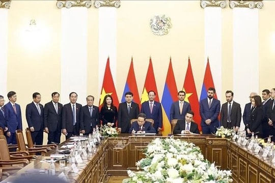 Tạo khuôn khổ pháp lý cho việc tăng cường quan hệ giữa Quốc hội Việt Nam và Quốc hội Armenia