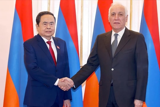Dấu mốc quan trọng thúc đẩy hơn nữa quan hệ hữu nghị truyền thống, mở rộng hợp tác Việt Nam - Armenia