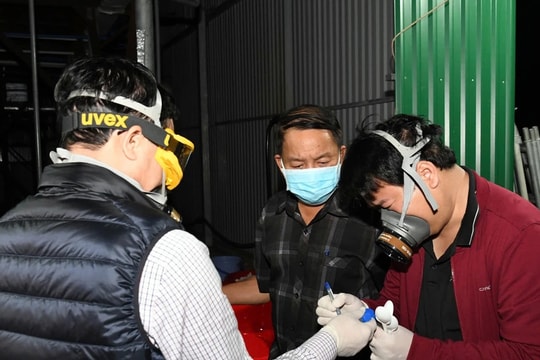 Cây cối chết khô xung quanh xưởng sản xuất ma túy ở Khánh Hòa