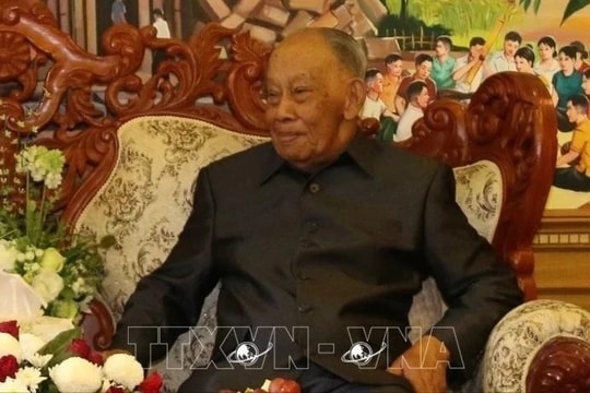 Điện chia buồn nguyên Chủ tịch Đảng, nguyên Chủ tịch nước Lào Khamtai Siphandone từ trần