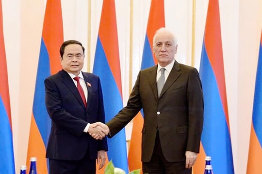 Một số hình ảnh Chủ tịch Quốc hội Trần Thanh Mẫn và Phu nhân thăm chính thức Armenia