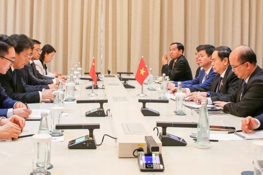 Chủ tịch Quốc hội Trần Thanh Mẫn tiếp Phó Ủy viên trưởng Ủy ban Thường vụ Đại biểu Nhân dân toàn quốc Trung Quốc