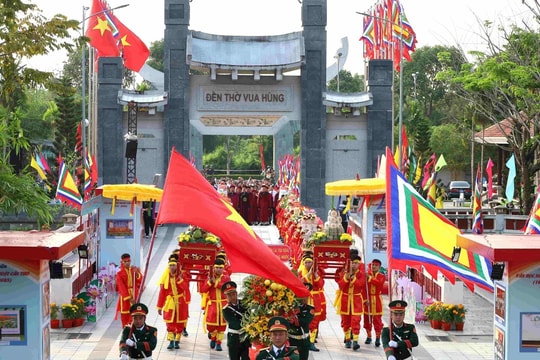 Cần Thơ trang trọng tổ chức Lễ Giỗ Tổ tại Đền thờ Vua Hùng