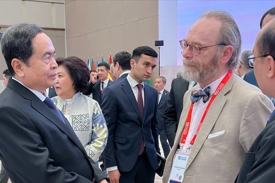 Chủ tịch Quốc hội Trần Thanh Mẫn tham dự các phiên thảo luận chung của Đại hội đồng IPU-150