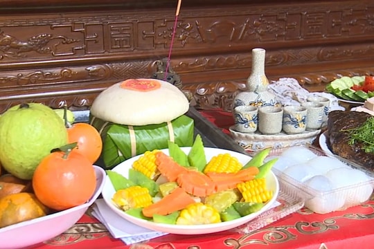 Mâm cơm tri ân ngày Giỗ Tổ