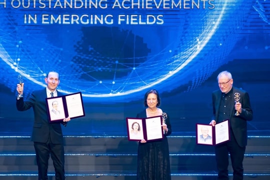 Chủ nhân Giải thưởng VinFuture được vinh danh ở Giải thưởng Breakthrough 2025