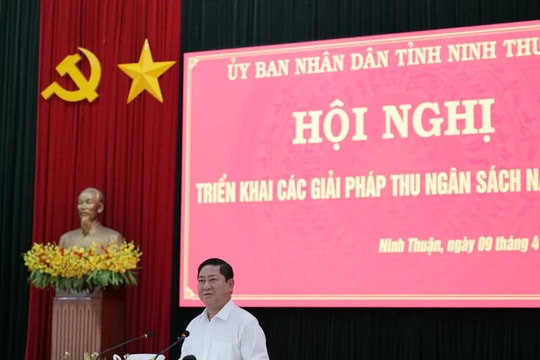 Ninh Thuận quyết liệt triển khai giải pháp tăng thu ngân sách năm 2025