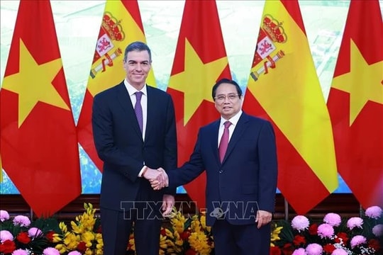 Thủ tướng Phạm Minh Chính hội đàm với Thủ tướng Tây Ban Nha Pedro Sánchez