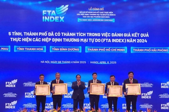 TP. Hải Phòng đạt thành tích cao trong thực hiện FTA Index 2024