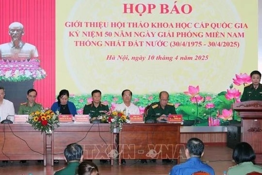 Hội thảo khoa học quốc gia kỷ niệm 50 năm Thống nhất đất nước diễn ra ngày 20.4