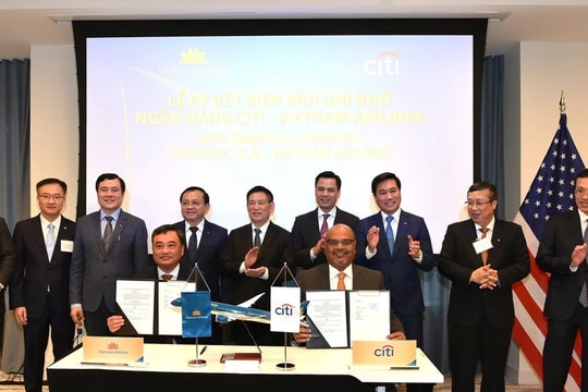 Vietnam Airlines ký kết Biên bản ghi nhớ với Ngân hàng Citi trị giá từ 560 triệu USD trở lên 