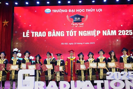 Trường Đại học Thuỷ lợi trao bằng tốt nghiệp cho 1.156 tân cử nhân, kỹ sư