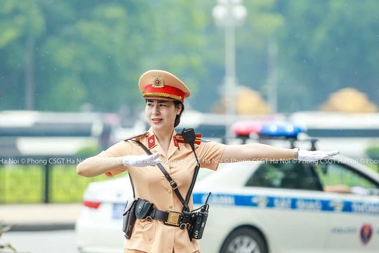 CSGT Hà Nội bảo đảm trật tự an toàn giao thông phục vụ Hội nghị lần thứ 11, Ban Chấp hành Trung ương Đảng khóa XIII