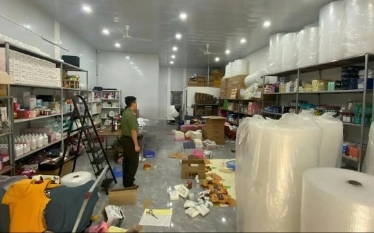 Phòng An ninh mạng Công an tỉnh Bắc Giang phát hiện 3 hộ kinh doanh hàng hóa vi phạm pháp luật