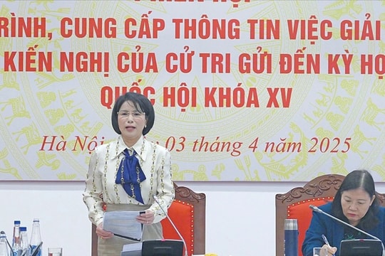 Giải quyết kiến nghị cử tri hiệu quả, nhanh chóng và triệt để