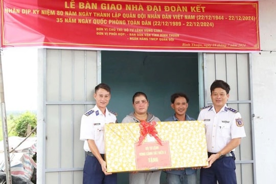 Vùng Cảnh sát biển 3 phát huy vai trò trong xây dựng nông thôn mới, bảo đảm an sinh xã hội