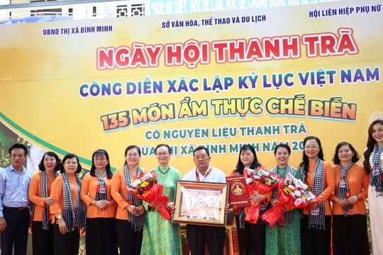 Xác lập kỷ lục với 135 món ăn được chế biến từ thanh trà