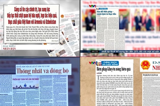 Tổng hợp Điểm báo VTV1 từ ngày 7 - 13.4.2025