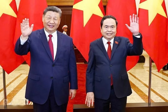 Chủ tịch Quốc hội Trần Thanh Mẫn hội kiến Tổng Bí thư, Chủ tịch nước Trung Quốc Tập Cận Bình