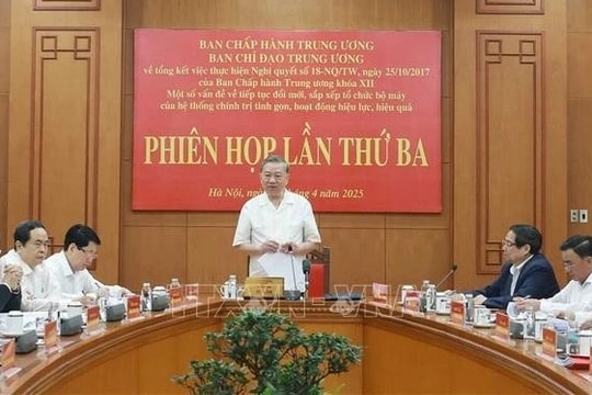 Tổng Bí thư Tô Lâm: Sắp xếp tin gọn bộ máy- chậm một việc là chậm cả hệ thống