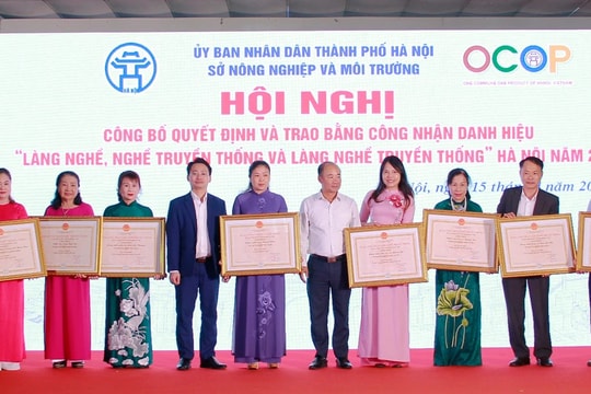 Hà Nội: Công nhận 14 làng nghề truyền thống