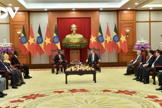 Tổng Bí thư Tô Lâm tiếp Thủ tướng Ethiopia Abiy Ahmed Ali