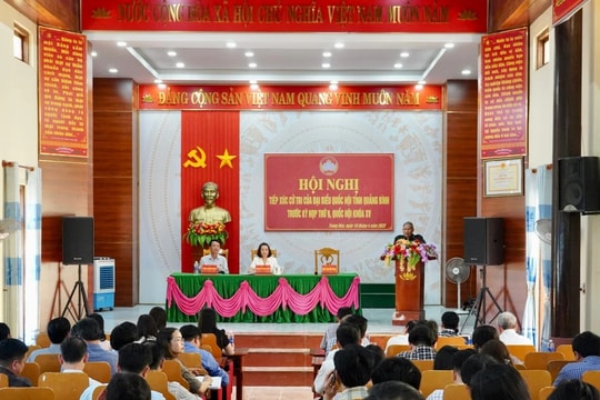 Cử tri Quảng Bình kiến nghị chế độ cho cán bộ cơ sở sau sắp xếp đơn vị hành chính