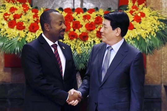 Chủ tịch nước Lương Cường tiếp Thủ tướng Ethiopia