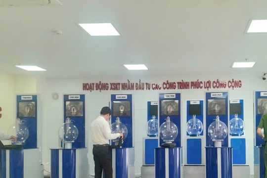 Công ty Xổ số kiến thiết Long An thường xuyên bảo dưỡng hệ thống máy xổ số