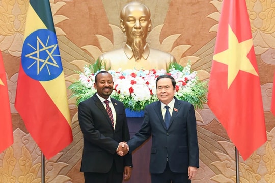 Chủ tịch Quốc hội Trần Thanh Mẫn hội kiến Thủ tướng Cộng hòa Dân chủ Liên bang Ethiopia
