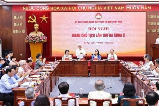 Hội nghị Đoàn Chủ tịch Ủy ban Trung ương MTTQ Việt Nam lần thứ 3, khóa X