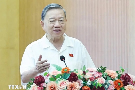 Tổng Bí thư Tô Lâm chia sẻ với cử tri về 3 nhiệm vụ trọng tâm quan trọng của đất nước