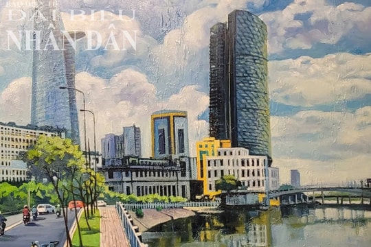 Tái hiện hình ảnh TP. Hồ Chí Minh 50 năm thống nhất, xây dựng và phát triển qua tranh