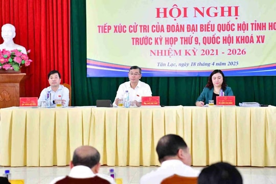 Tổng Kiểm toán Nhà nước Ngô Văn Tuấn tiếp xúc cử tri huyện Tân Lạc, Hòa Bình
