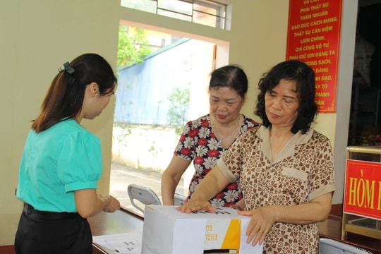 Ngày đầu tiên bỏ phiếu, tỷ lệ cử tri đồng ý với phương án sắp xếp đơn vị hành chính tại Thái Nguyên đạt 98%