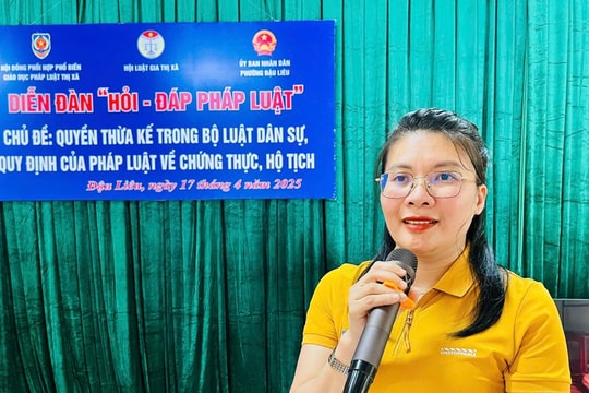 Sáng kiến bắc “nhịp cầu” nối gần người dân với pháp luật