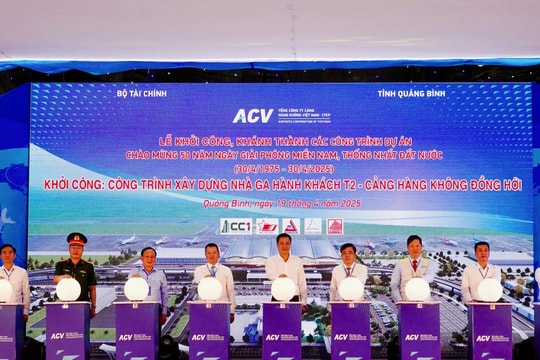 Khởi công Nhà ga T2 Cảng hàng không Đồng Hới, phục vụ 3 triệu khách mỗi năm