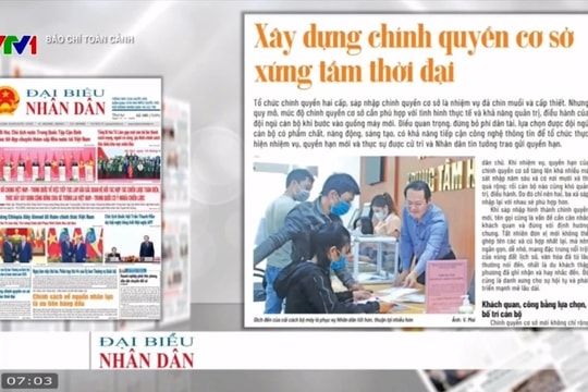 Báo chí toàn cảnh VTV1: Xây dựng chính quyền cơ sở xứng tầm thời đại
