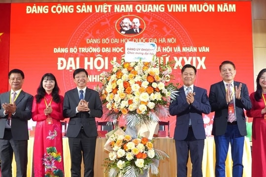 Đại hội Đảng bộ Trường ĐH Khoa học Xã hội và Nhân văn nhiệm kỳ 2025 - 2030