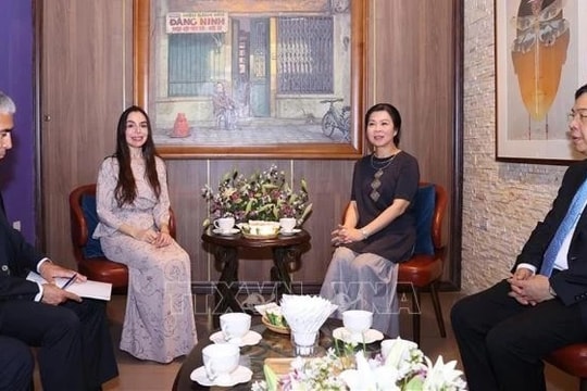 Phu nhân Tổng Bí thư Tô Lâm tiếp Phó Chủ tịch Quỹ Heydar Aliyev