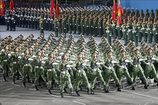 Tổng hợp luyện diễu binh, diễu hành lần thứ hai