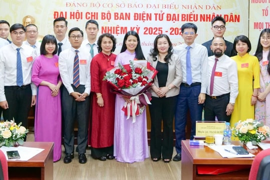 Đại hội Chi bộ Ban Điện tử nhiệm kỳ 2025 - 2027