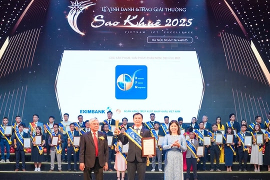 Esale và BPM của Eximbank đoạt Giải thưởng Sao Khuê 