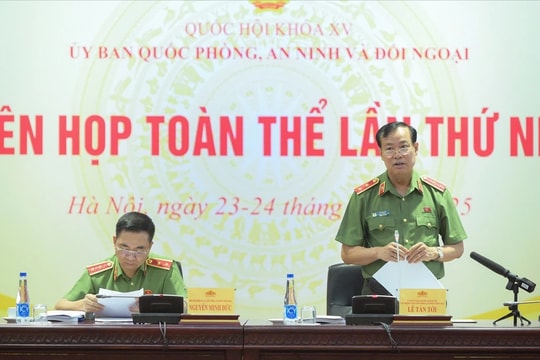 Ủy ban Quốc phòng, An ninh và Đối ngoại thẩm tra dự án Luật Bảo vệ dữ liệu cá nhân