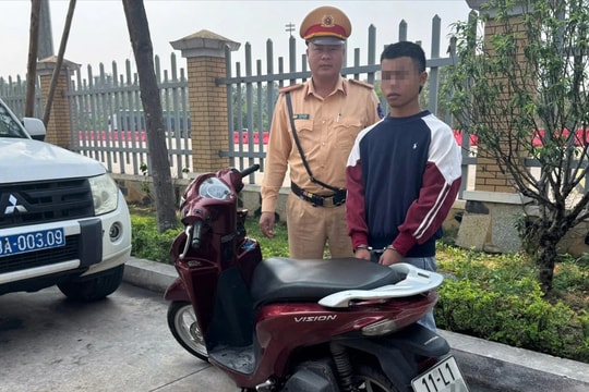 Bắt giữ đối tượng trộm xe máy, đi vào đường cao tốc