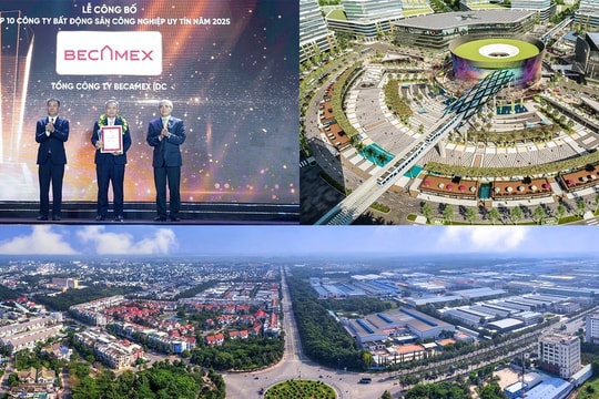 Becamex IDC - 5 năm liên tiếp đứng đầu danh sách TOP 10 Công ty bất động sản Công nghiệp uy tín
