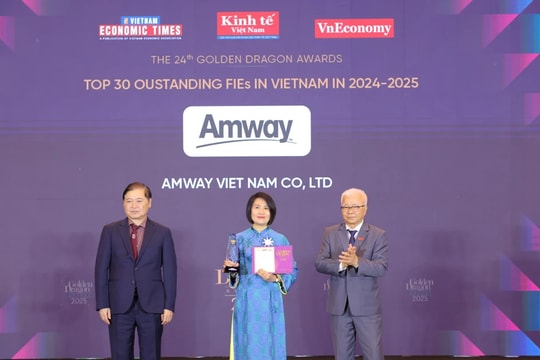 Amway Việt Nam là doanh nghiệp FDI xuất sắc về dinh dưỡng và chăm sóc sức khỏe chủ động