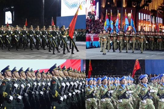 Quân đội nước ngoài sát cánh cùng Việt Nam sơ duyệt diễu binh cấp Nhà nước
